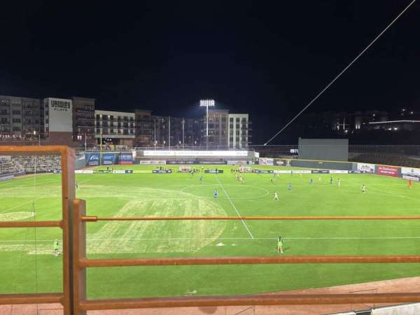 Covenant Health Park, section: 1st Base Porch, row: 1, seat: 17