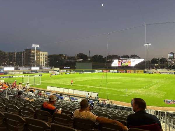 Covenant Health Park, section: 113, row: 19, seat: 1