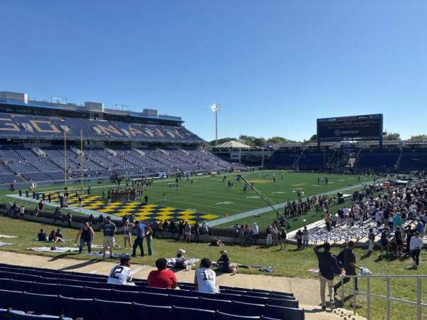 Navy-Marine Corps Memorial Stadium, section: 1, row: 8, seat: 1