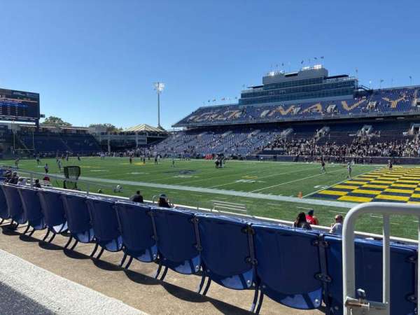 Navy-Marine Corps Memorial Stadium, section: 25, row: 1, seat: 24