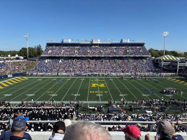 Navy-Marine Corps Memorial Stadium, section: 105, row: 5, seat: 20
