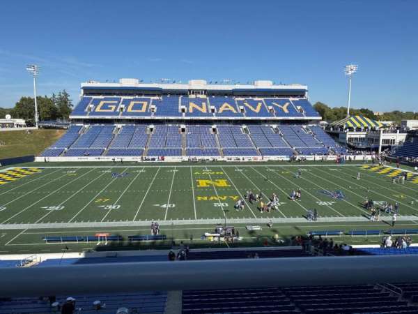 Navy-Marine Corps Memorial Stadium, section: 105, row: 1, seat: 13