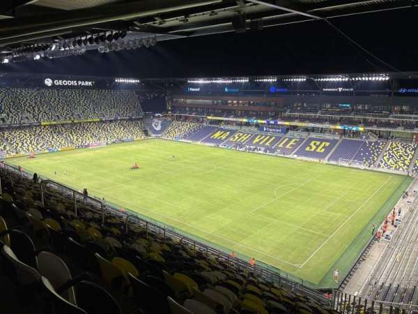 Geodis Park, section: 213, row: Z, seat: 1