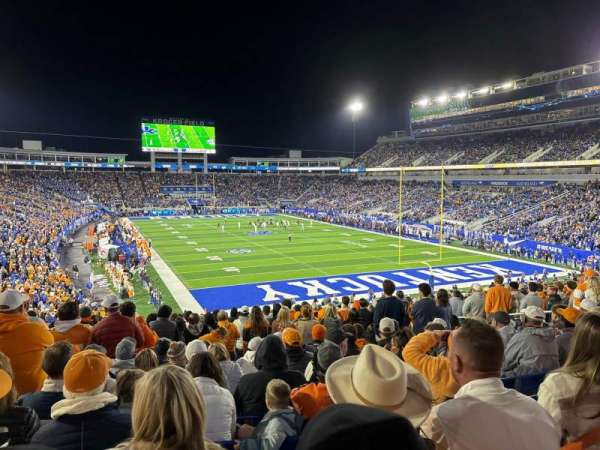Kroger Field, section: 13, row: 39, seat: 18
