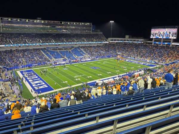 Kroger Field, section: 202, row: 30, seat: 9