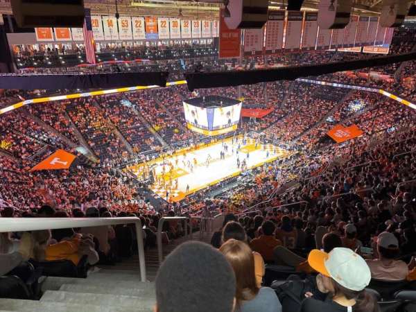 Thompson-Boling Arena, section: 325A, row: 24, seat: 30