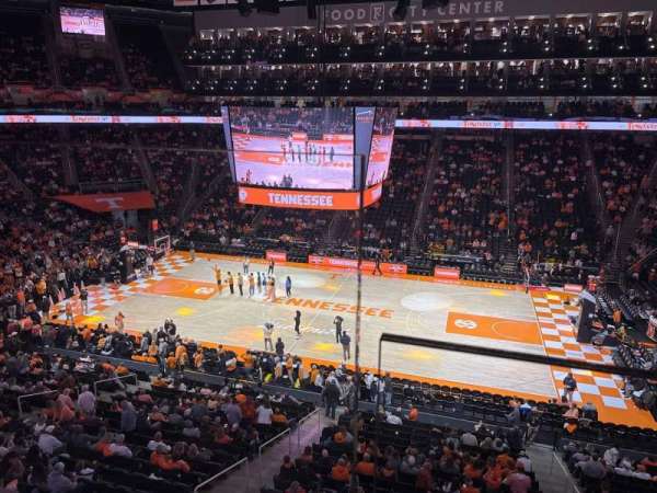 Thompson-Boling Arena, section: 219, row: 1, seat: 14