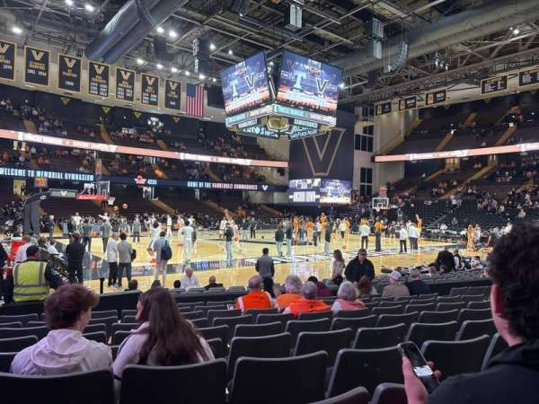 Memorial Gymnasium, Vanderbilt, section: E, row: 18, seat: 17