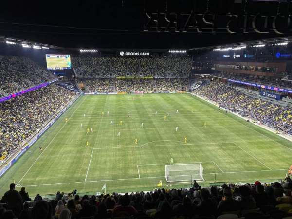 Geodis Park, section: 209, row: Y, seat: 16