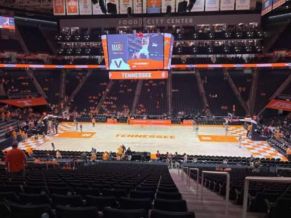 Thompson-Boling Arena, section: 121, row: 27, seat: 1