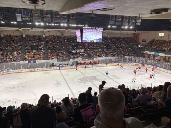 Knoxville Civic Coliseum, section: G, row: 17, seat: 3