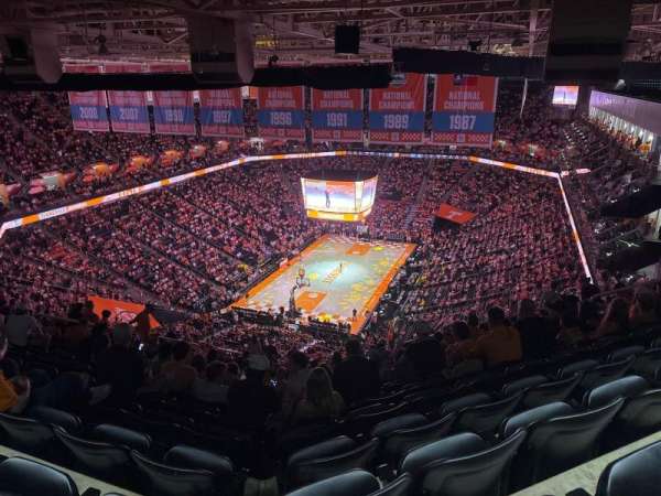 Thompson-Boling Arena, section: 331A, row: 24, seat: 15