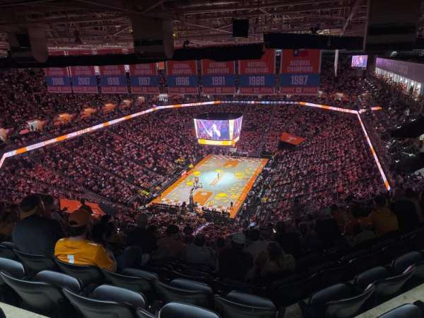 Thompson-Boling Arena, section: 331A, row: 24, seat: 16