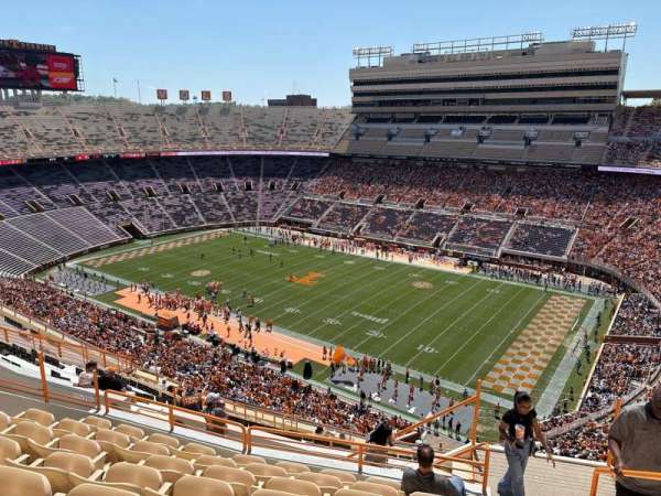Neyland Stadium, section: ZZ14, row: 19, seat: 16