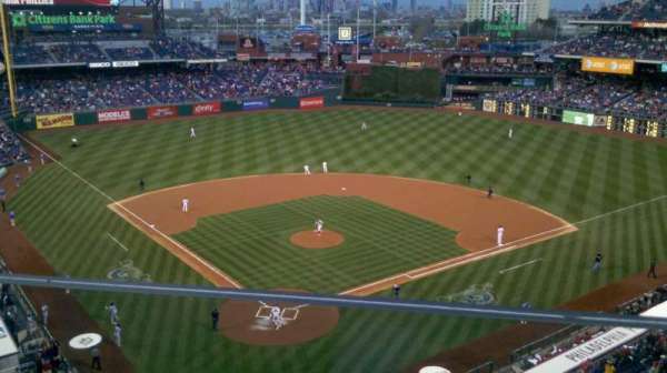 Citizens Bank Park, section: 320, row: 1, seat: 1