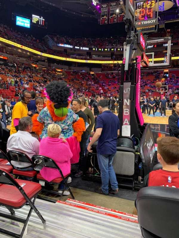 Kaseya Center, section: 124, row: 4, seat: 20