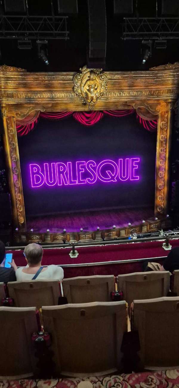 Savoy Theatre, section: Grand Circle, row: D, seat: 14