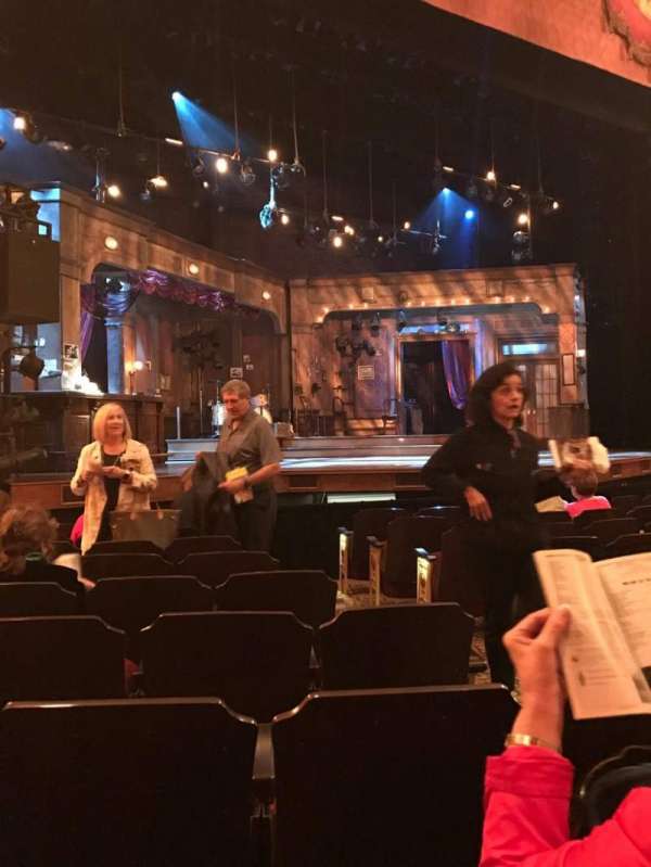 Bernard B. Jacobs Theatre, section: Orchestra L, row: I, seat: 7