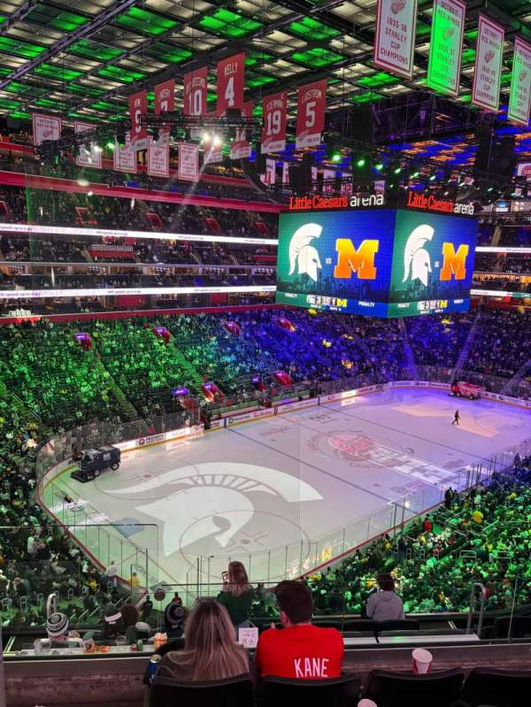 Little Caesars Arena, section: M16, row: 4, seat: 20