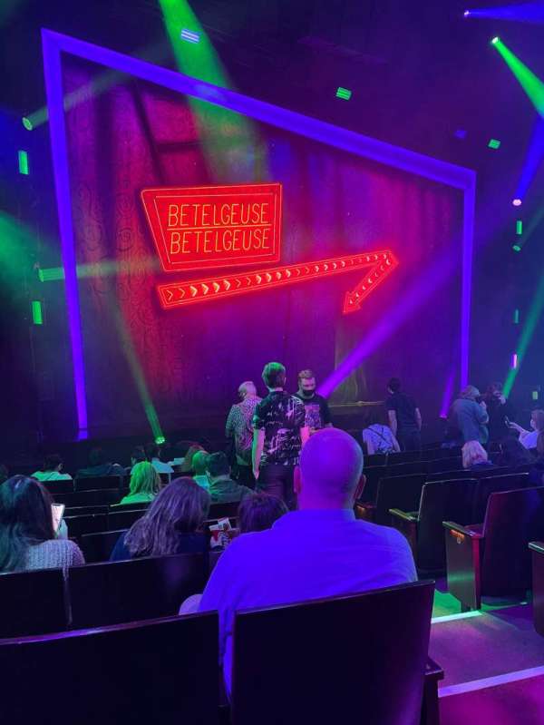 Marquis Theatre, section: Orchestra L, row: K, seat: 3