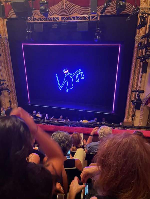 John Golden Theatre, section: Rear Mezzanine R, row: D, seat: 114
