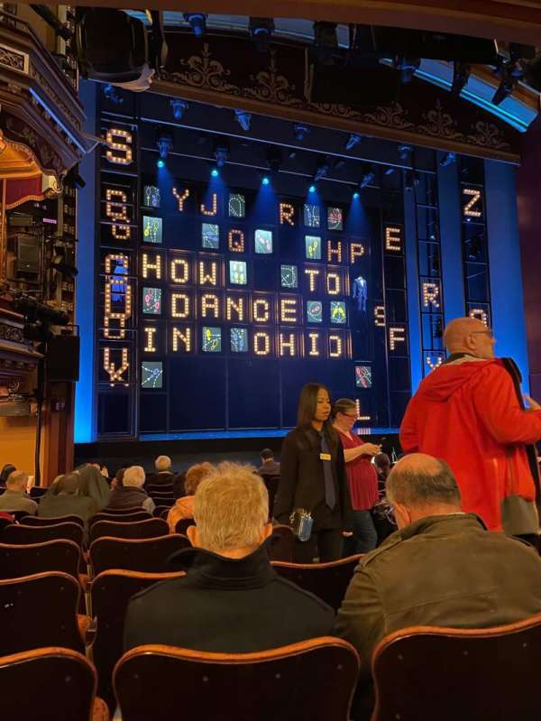 Belasco Theatre, section: Orchestra L, row: M, seat: 5