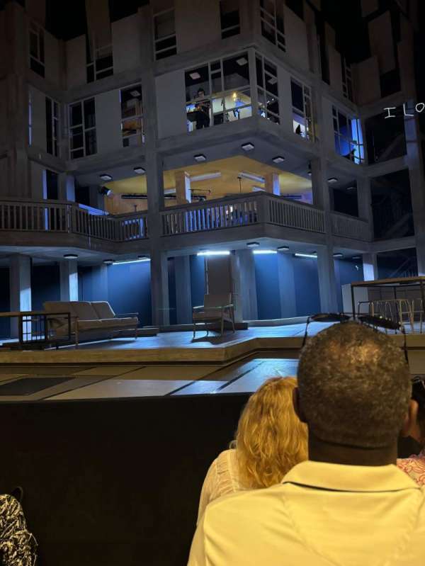 Gillian Lynne Theatre, section: Stalls, row: D, seat: 48