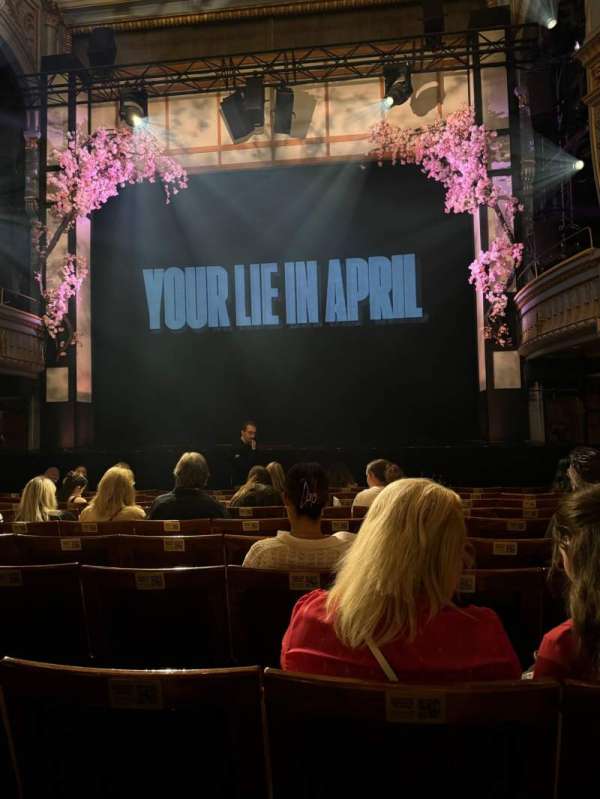 Harold Pinter Theatre, section: Stalls, row: L, seat: 8
