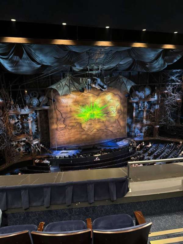 Gershwin Theatre, section: Front Mezzanine L, row: C, seat: 3