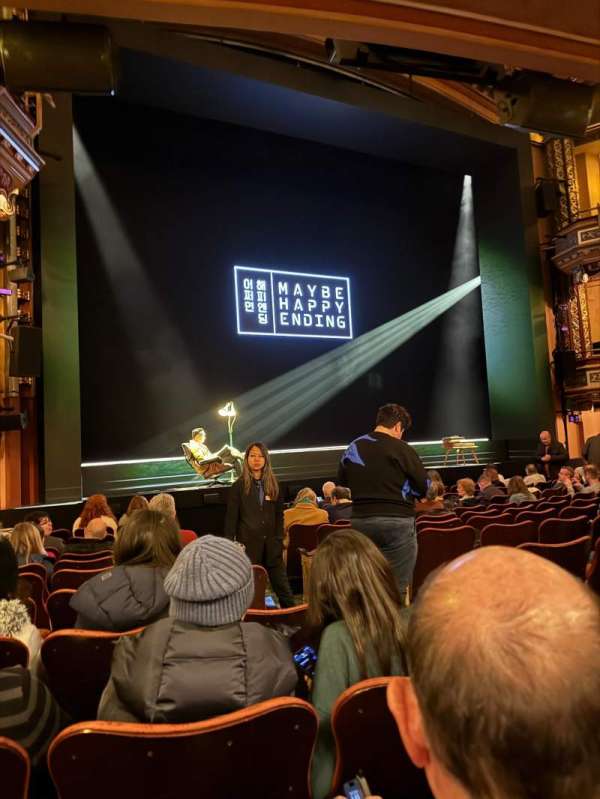 Belasco Theatre, section: Orchestra L, row: M, seat: 5