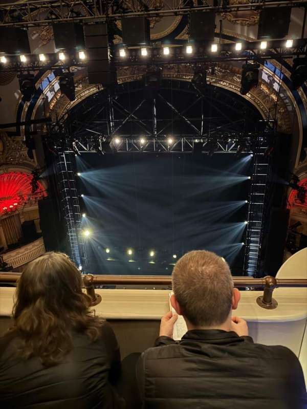 Palace Theatre, Broadway, section: Balcony C, row: B, seat: 113