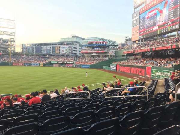 Nationals Park, section: 136, row: EE, seat: 10