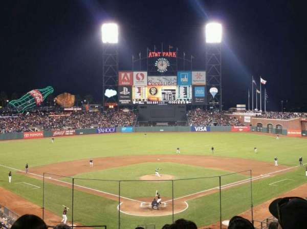 Oracle Park, section: 215, row: I, seat: 11