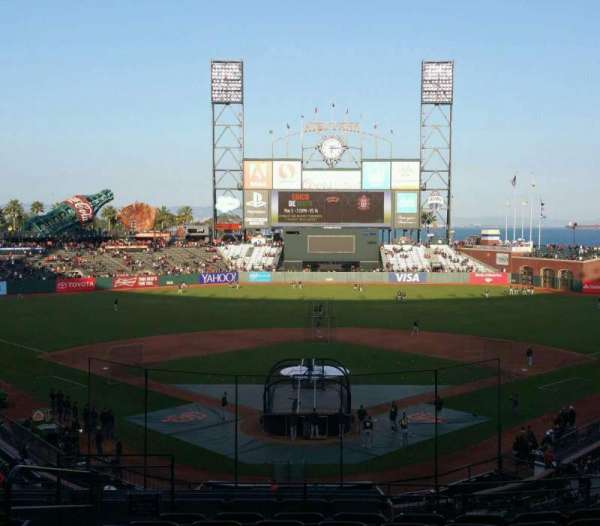 Oracle Park, section: 215, row: I, seat: 11