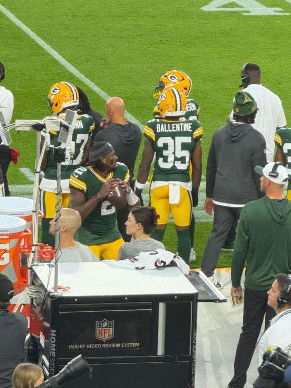 Lambeau Field, section: 120, row: 21, seat: 5