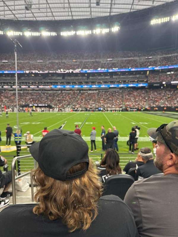 Allegiant Stadium, section: C131, row: 4, seat: 14
