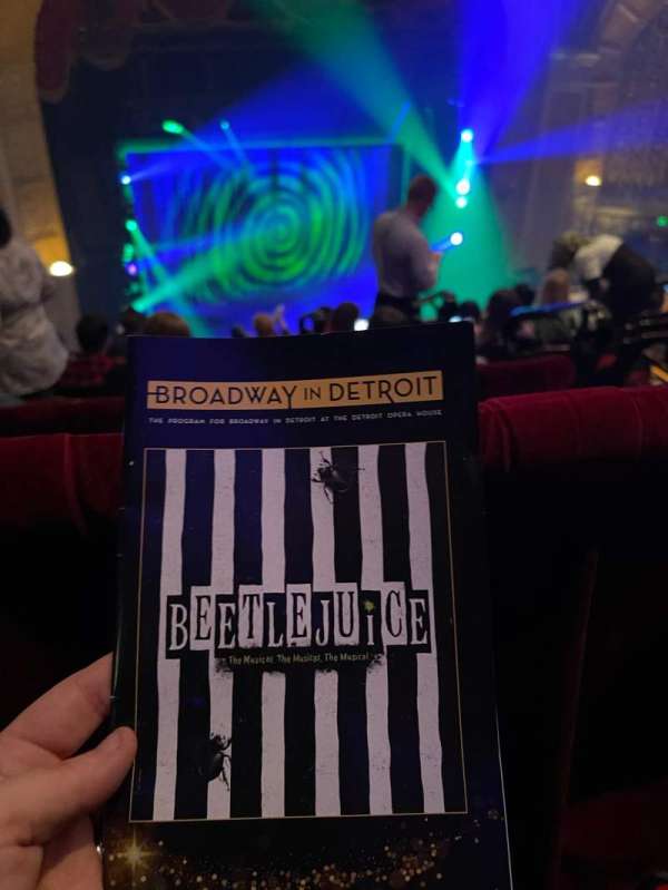 Detroit Opera House, section: Balcony 3, row: A, seat: 25
