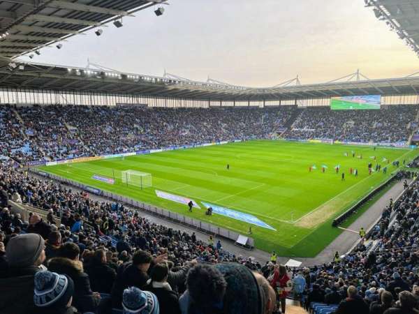 Coventry Building Society Arena, section: 33, row: NN, seat: 6