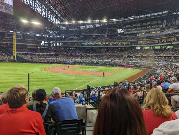 Globe Life Field, section: 1, row: 14, seat: 24