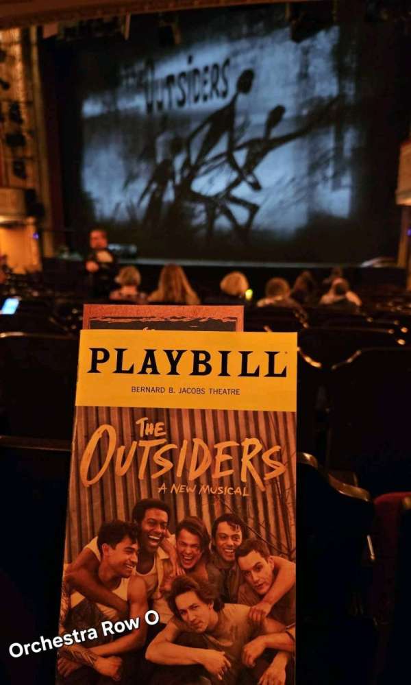 Bernard B. Jacobs Theatre, section: Orchestra R, row: O, seat: 20-26