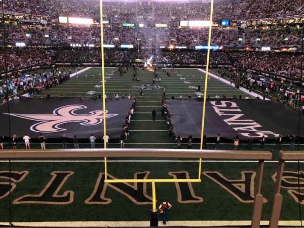 Caesars Superdome, section: 201, row: 2, seat: 1