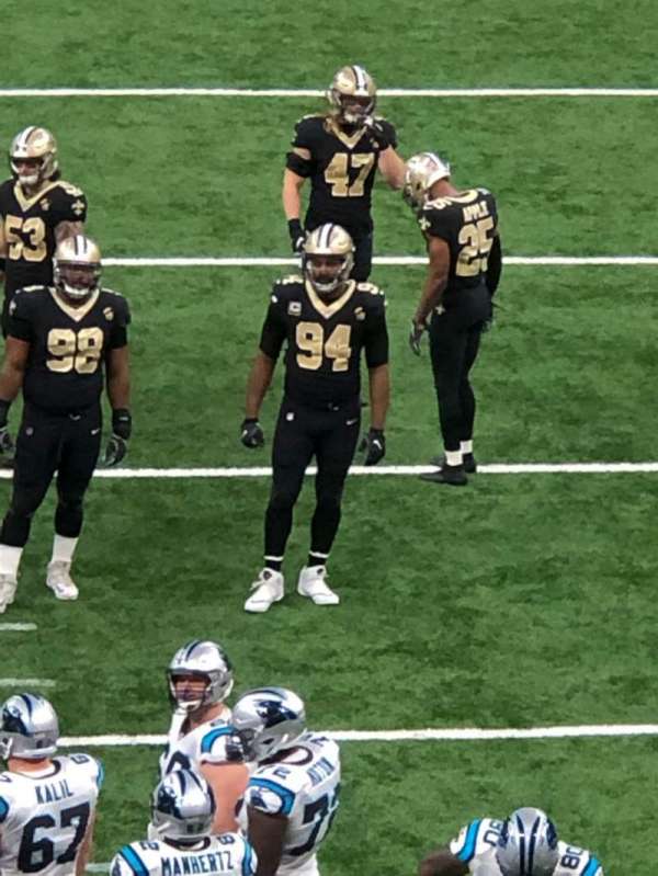 Caesars Superdome, section: 201, row: 2, seat: 1