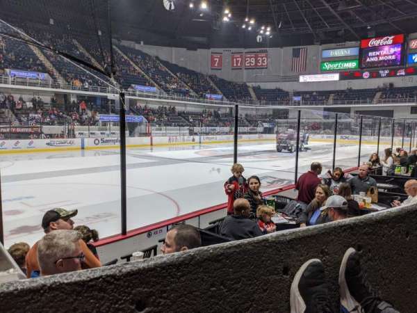 Propst Arena, section: 209, row: A, seat: 10