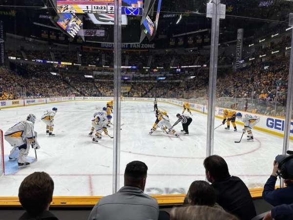 Bridgestone Arena, section: 101, row: DD, seat: 3