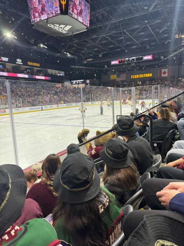 Mullett Arena, section: 104, row: D, seat: 5