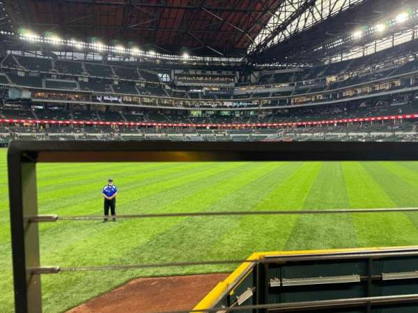 Globe Life Field, section: 29, row: 1, seat: 1