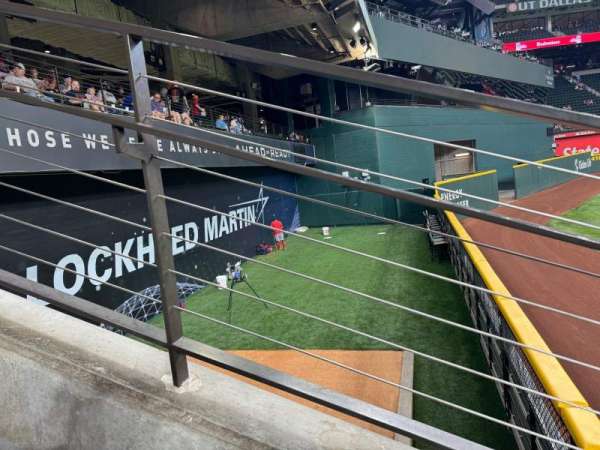 Globe Life Field, section: 29, row: 1, seat: 1
