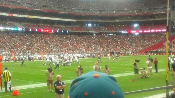State Farm Stadium, section: 113, row: 4, seat: 16
