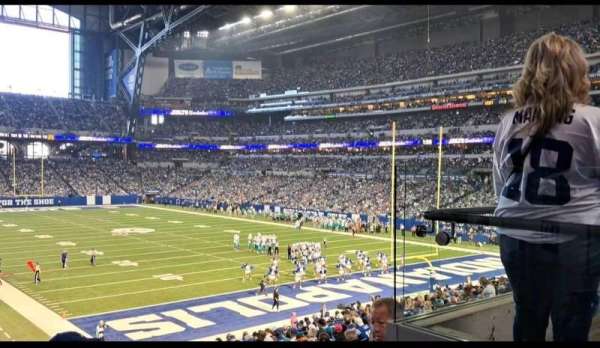 Lucas Oil Stadium, section: 132, row: 33, seat: 1
