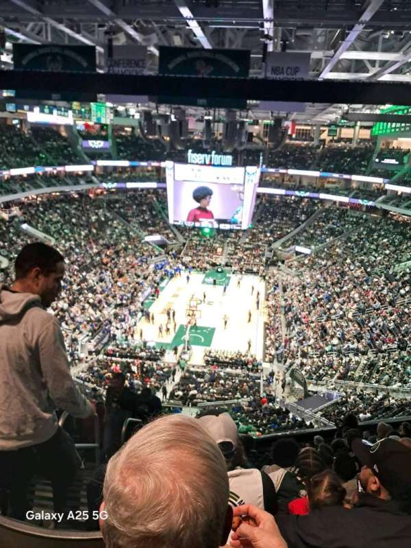 Fiserv Forum, section: 214, row: 10, seat: 17